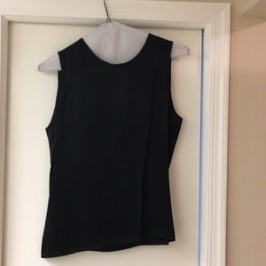 Black Silklike Top M